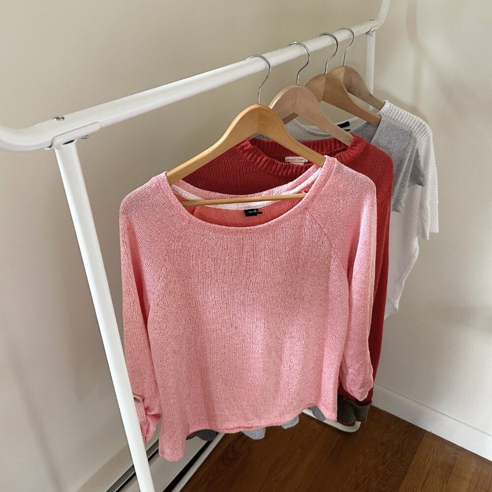 Pretty in Pink Everyday Knit Sweater